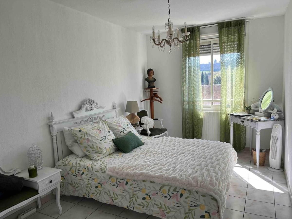 Chambre Avec Vue Panoramique Sur La Cite Medievale Carcassonne Extérieur photo